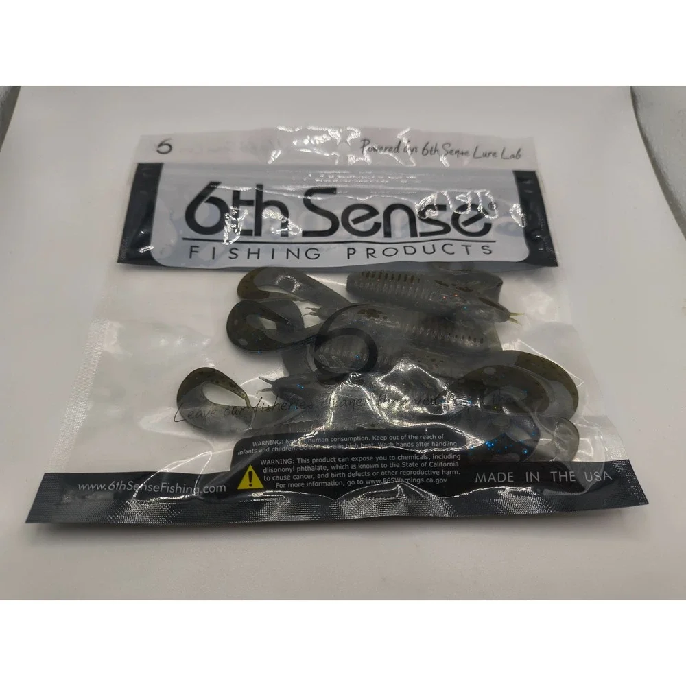 6th Sense Stroker Craw 3.3in 8 pk Soft Plastic - Exclusive Color